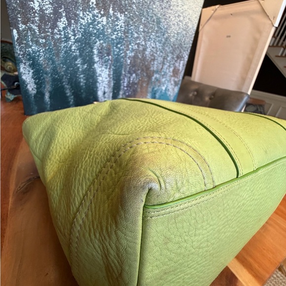 Coach Vintage 2006 Spring Green Hampton Pebbled Leather Tote - Picture 11 of 16